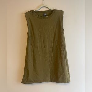 Gap dress with padded shoulders